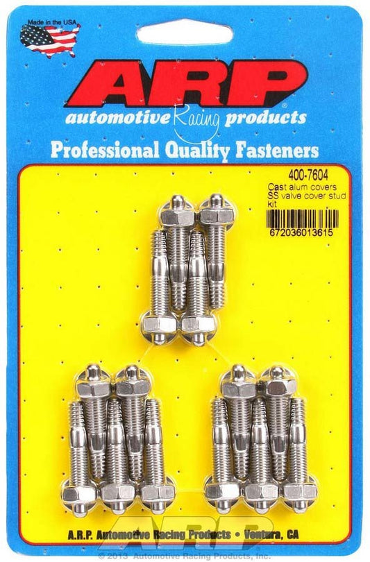 Arp S/S Valve Cover Stud Kit 6pt. (14) MPN ARP400-7604