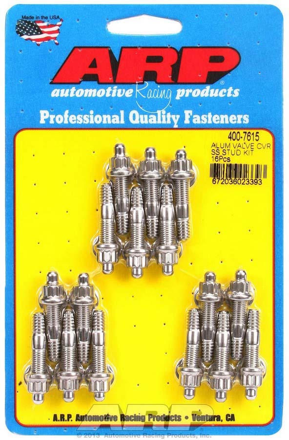 Arp S/S Valve Cover Stud Kit 12pt. (16) MPN ARP400-7615