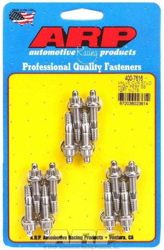 Arp S/S Valve Cover Stud Kit 12pt. (12) MPN ARP400-7616
