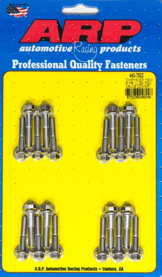 Arp Valve Cover Bolt Kit 6pt Mopar 5.7/6.1L Hemi MPN ARP440-7502 For Mopar Gen III