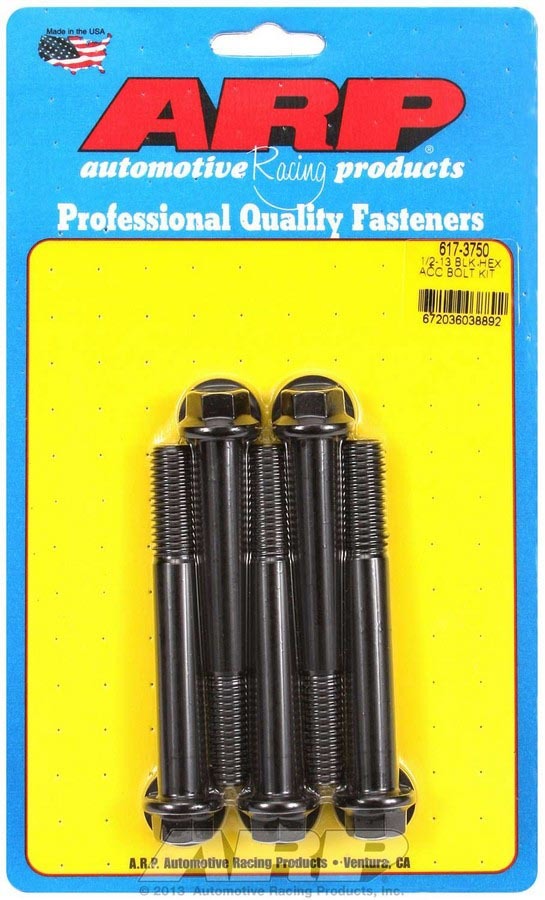 ARP 1/2-13 x 3.750 6pt Bolt Kit 5pk ARP617-3750