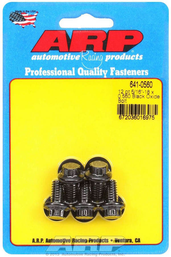 ARP  Bolt Kit - 12pt 5pk 5/16-18 x .560 641-0560