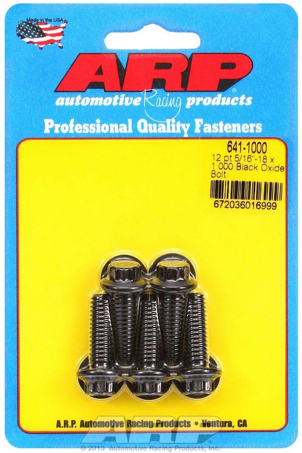 ARP  Bolt Kit - 12pt. (5) 5/16-18 x 1.000 641-1000