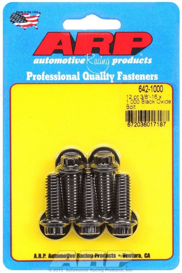 ARP  Bolt Kit - 12pt. (5) 3/8-16 x 1.000 642-1000