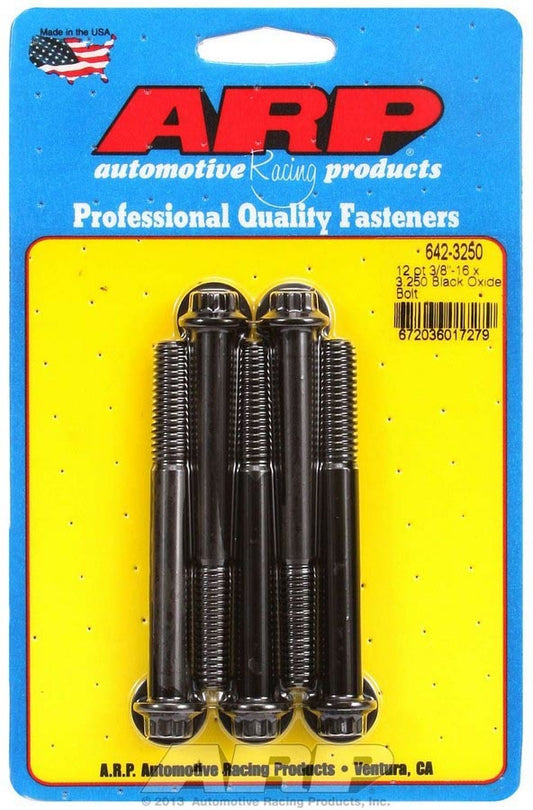 Arp Bolt Kit - 12pt. (5) 3/8-16 x 3.250 MPN ARP642-3250 For Universal use