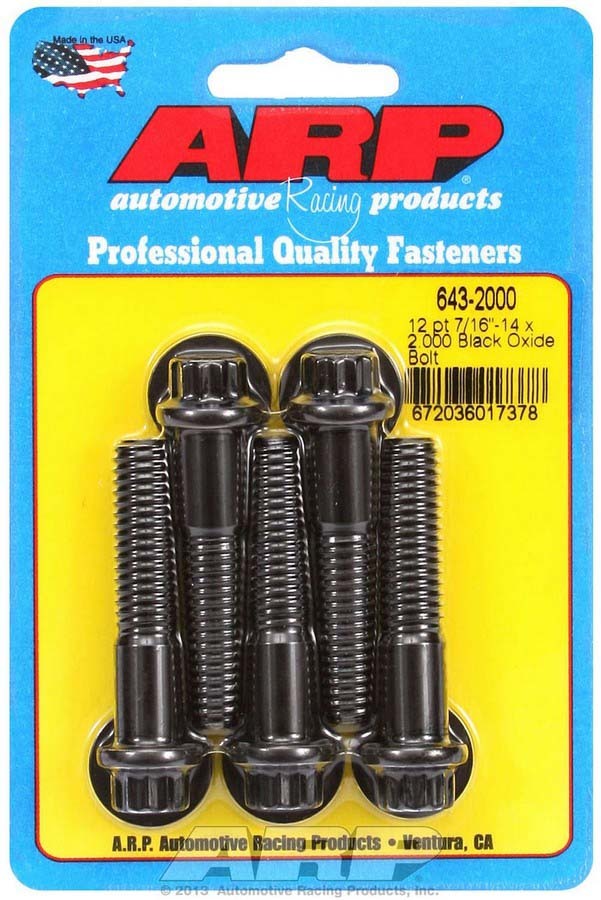 ARP  Bolt Kit - 12pt. (5) 7/16-14 x 2.000 643-2000