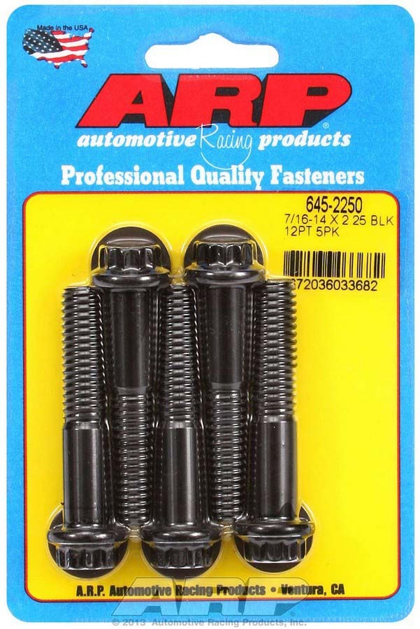 ARP   Bolt Kit - 12pt. (5) 7/16-14 x 2.250  ARP645-2250