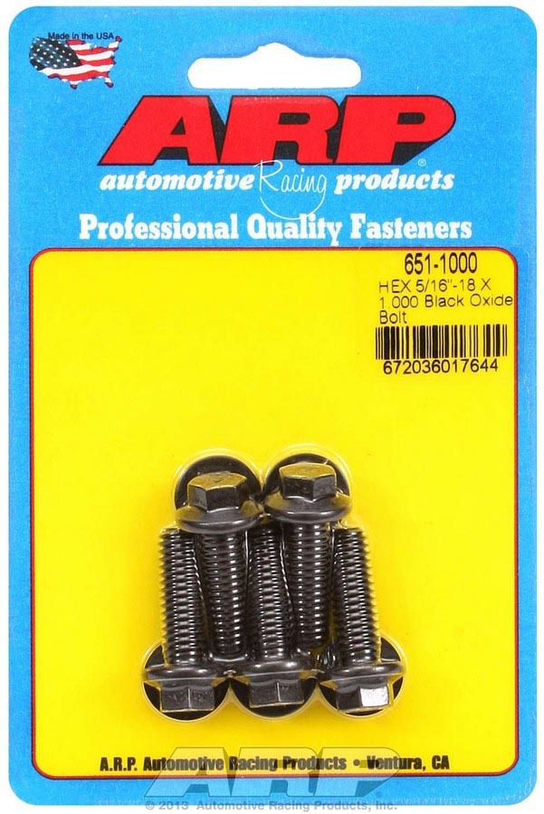 ARP  Bolt Kit - 6pt. (5) 5/16-18 x 1.000 651-1000