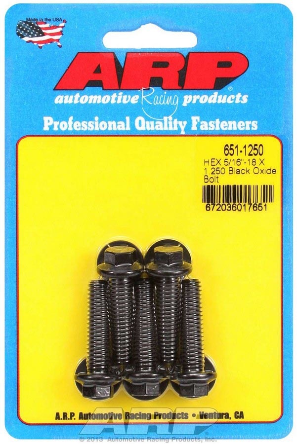 ARP  Bolt Kit - 6pt. (5) 5/16-18 x 1.250 651-1250
