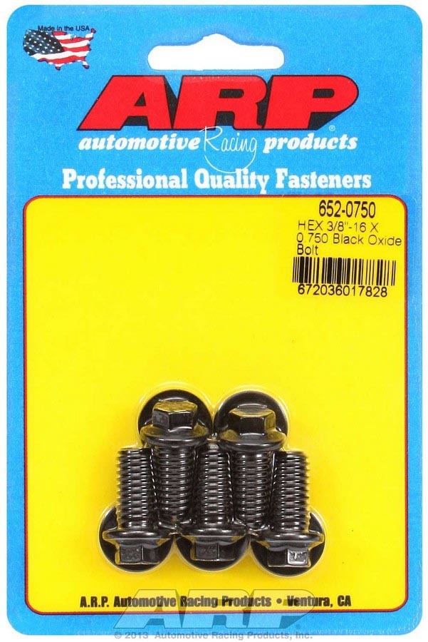 ARP   Bolt Kit - 6pt. (5) 3/8-16 x .750  ARP652-0750