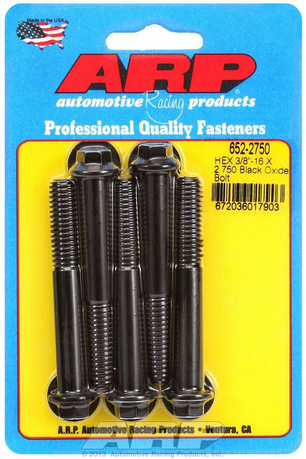 ARP  Bolt Kit - 6pt. (5) 3/8-16 x 2.750 652-2750