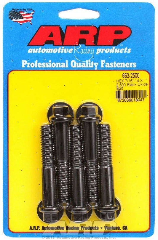 Arp Bolt Kit - 6pt. (5) 7/16-14 x 2.500 MPN ARP653-2500 For Universal use
