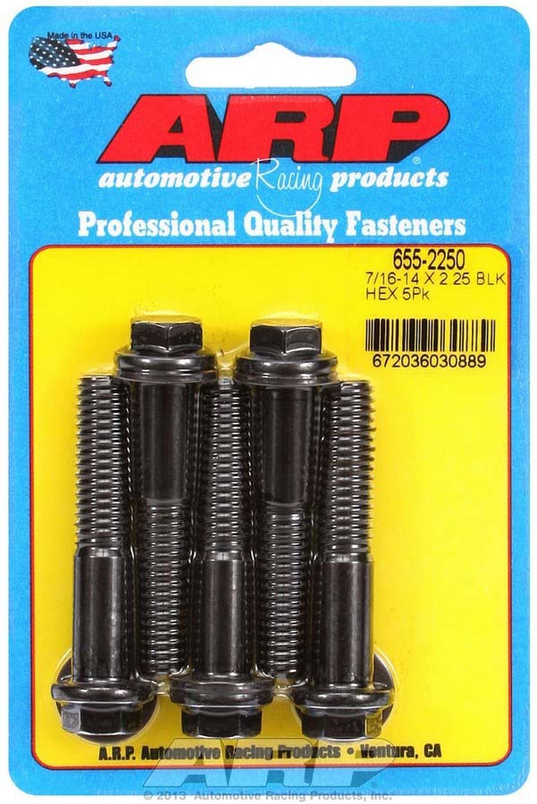 ARP  7/16-14 x 2.250 6pt Bolt Kit (5pk) 655-2250