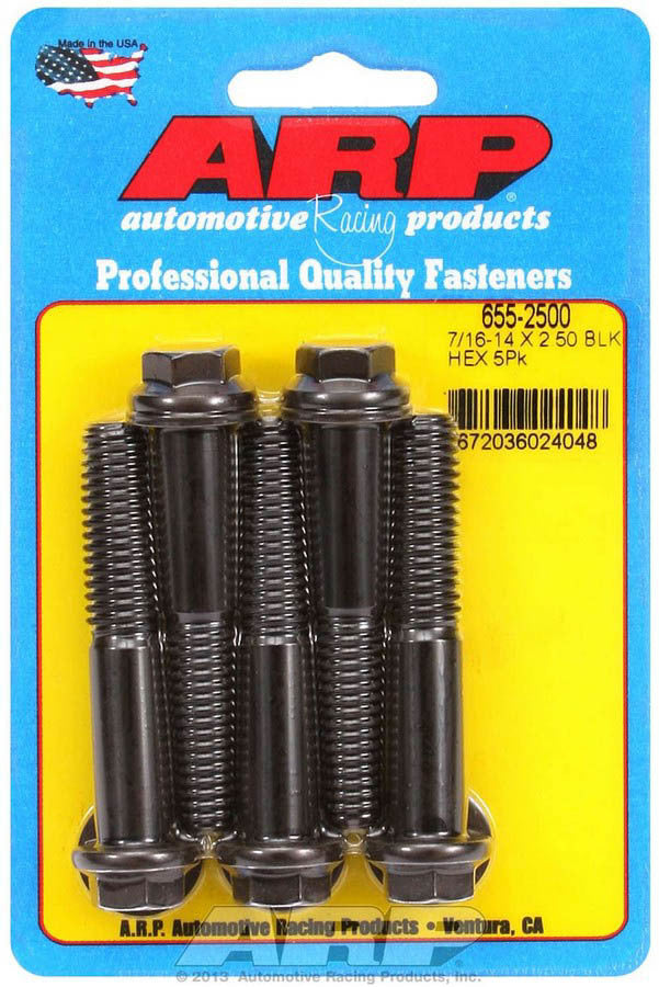 ARP  Bolt Kit - 6pt. (5) 7/16-14 x 2.500 655-2500