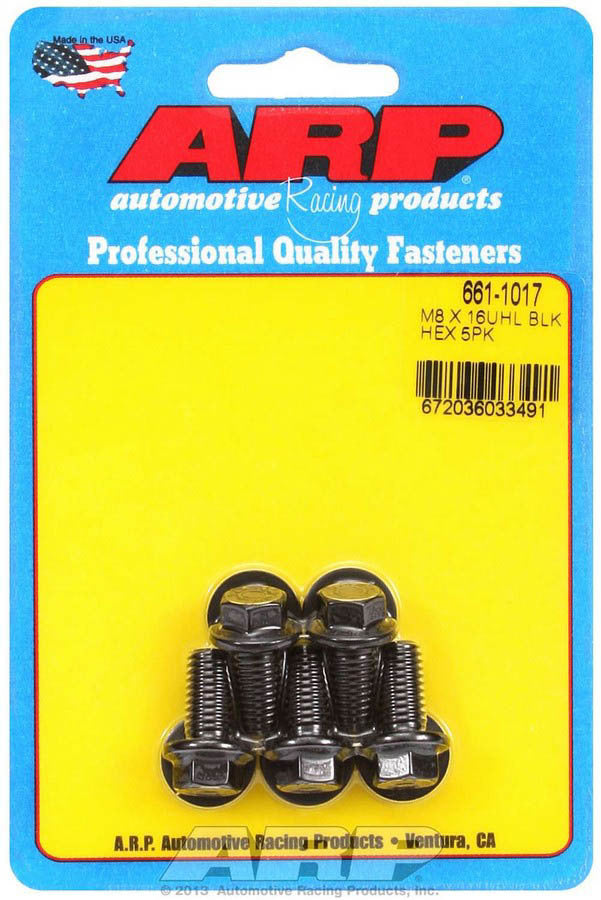ARP  Bolt Kit - 6pt. (5) 8mm x 1.25 x 16mm 661-1017