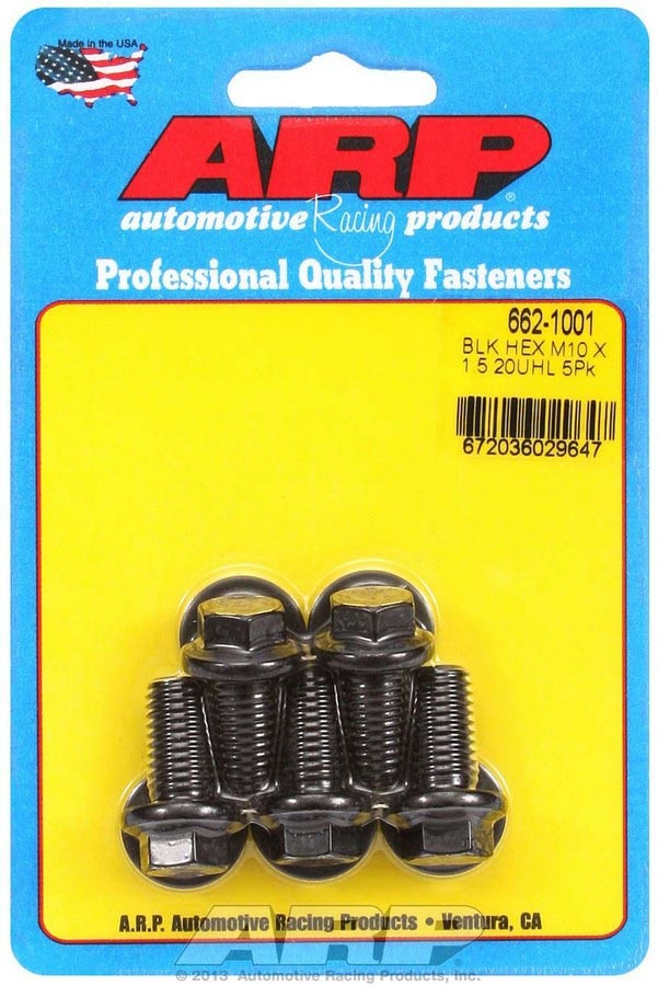 ARP  Bolt Kit - 6pt. (5) 10mm x 1.5 x 20mm 662-1001