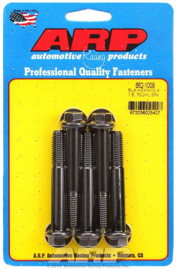 ARP  Bolt Kit - 6pt. (5) 10mm x 1.5 x 70mm 662-1009
