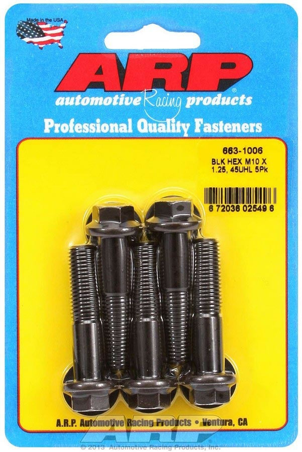 ARP  Bolt Kit - 6pt 5pk 10mm x 1.25 x 45mm 663-1006