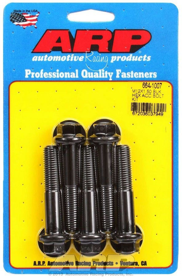 ARP  Bolt Kit - 6pt. (5) 12mm x 1.5 x 60mm 664-1007