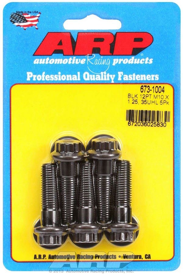 ARP  Bolt Kit - 12pt (5pk) 10mm x 1.25 x 35mm 673-1004