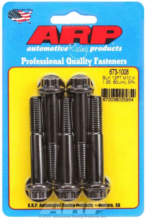ARP   Bolt Kit - 12pt. (5) 10mm x 1.25 x 60mm  ARP673-1008