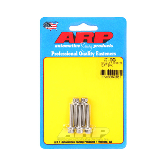 ARP  Bolt Kit - SS 12pt 5pk 10-24 x 1.000 701-1000