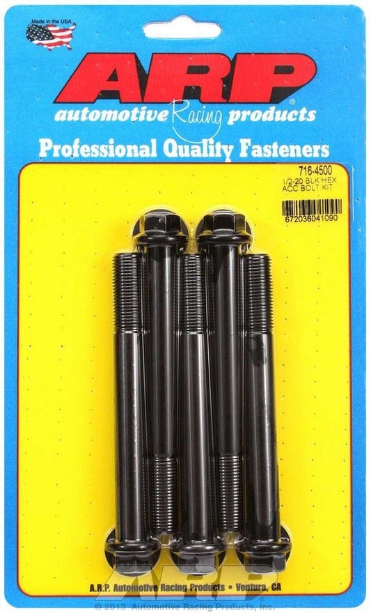 Arp Bolt Kit - 6pt. (5pk) 1/2-20 x 4.500 MPN ARP716-4500 For Universal use