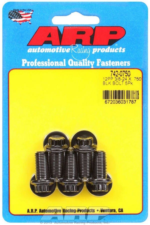 ARP  Bolt Kit - 12pt. (5) 3/8-24 x .750 742-0750