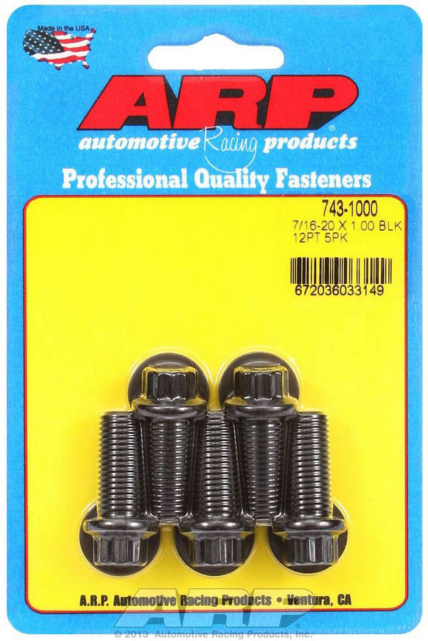ARP  Bolt Kit - 12pt. (5) 7/16-20 x 1.000 743-1000