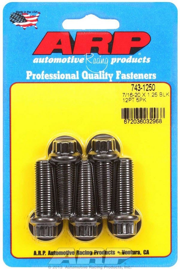 ARP  Bolt Kit - 12pt. (5) 7/16-20 x 1.250 743-1250