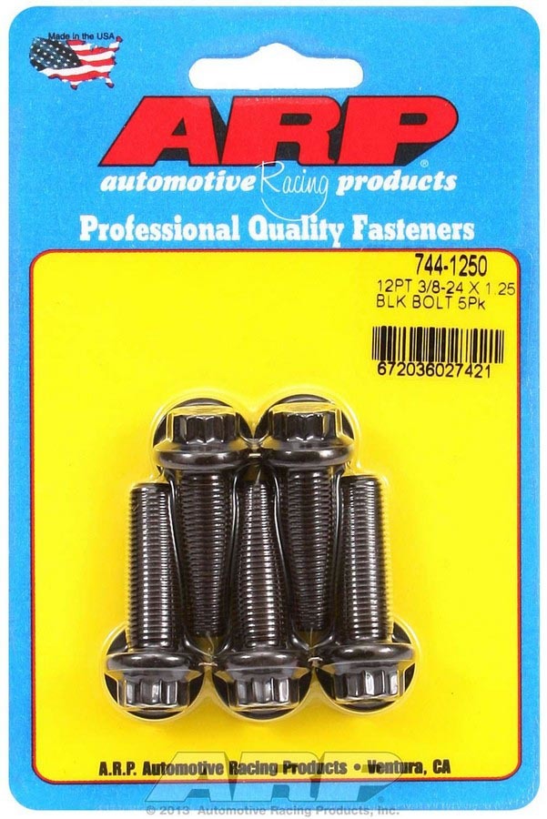 ARP  Bolt Kit - 12pt. (5) 3/8-24 x 1.250 744-1250