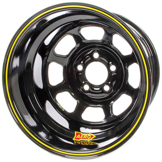 Aero Race Wheels  15x10 2in. 5.00 Black  51-105020RF