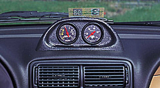 Autometer 2-1/16 Dual Gauge Pod - 94-04 Mustang MPN ATM10001 For Ford Mustang 1994-2004