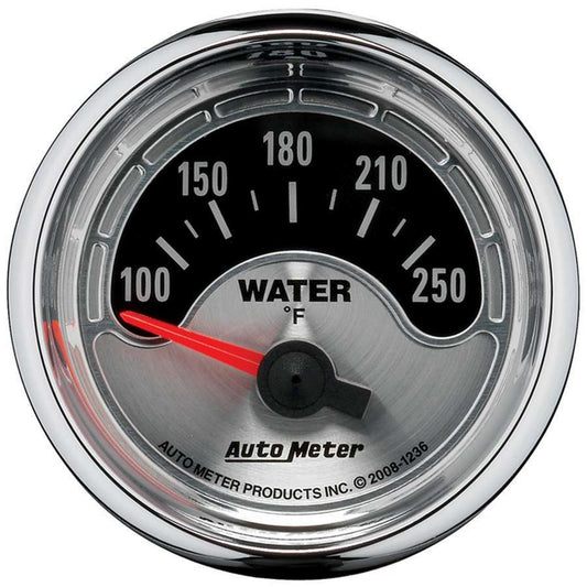 Autometer 2-1/16 A/M Water Temp Gauge 100-250 MPN ATM1236