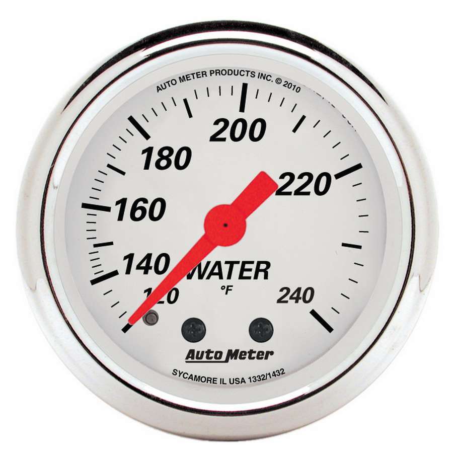 Autometer 2-1/16 A/W Water Temp Gauge 120-240 Degrees MPN ATM1332