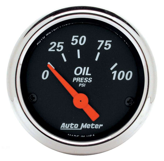 Autometer 2-1/16 D/B Oil Pressure Gauge - 0-100psi MPN ATM1426