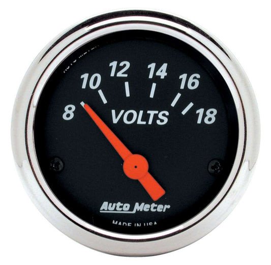 Autometer 2-1/16 D/B Voltmeter Gauge 8-18 MPN ATM1483