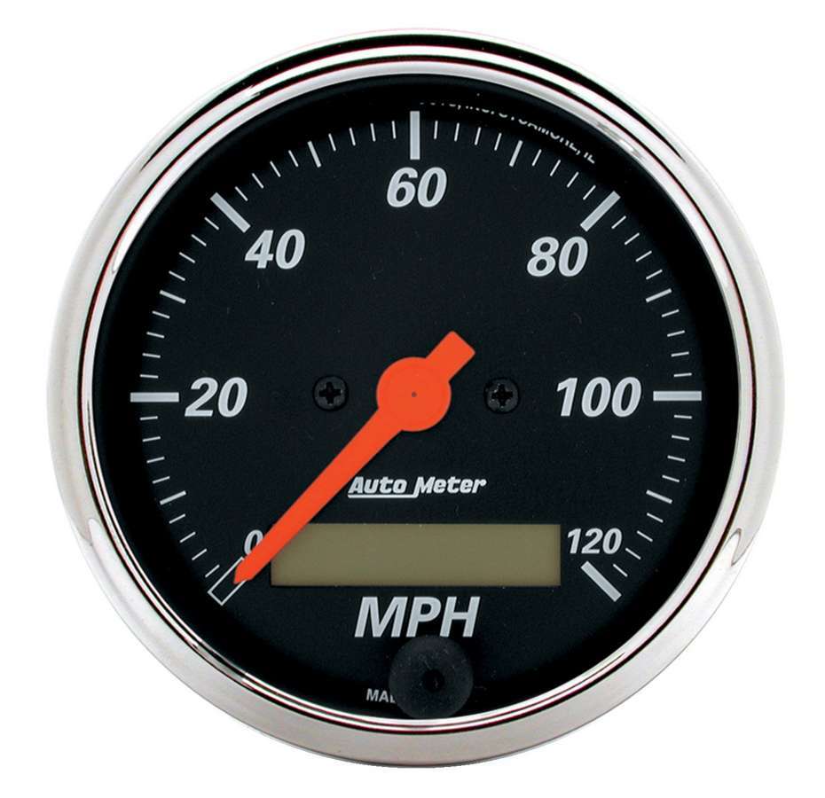 Autometer 3-1/8 D/B Street Rod Speedo MPN ATM1487 Ram