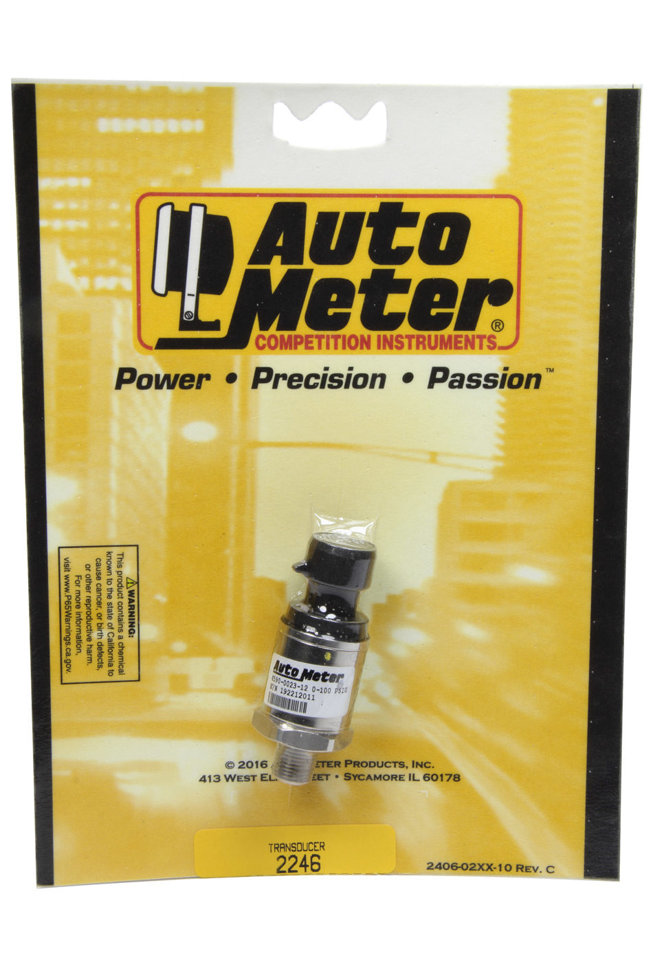 Autometer Fuel Pressure Sender - Full Sweep MPN ATM2246