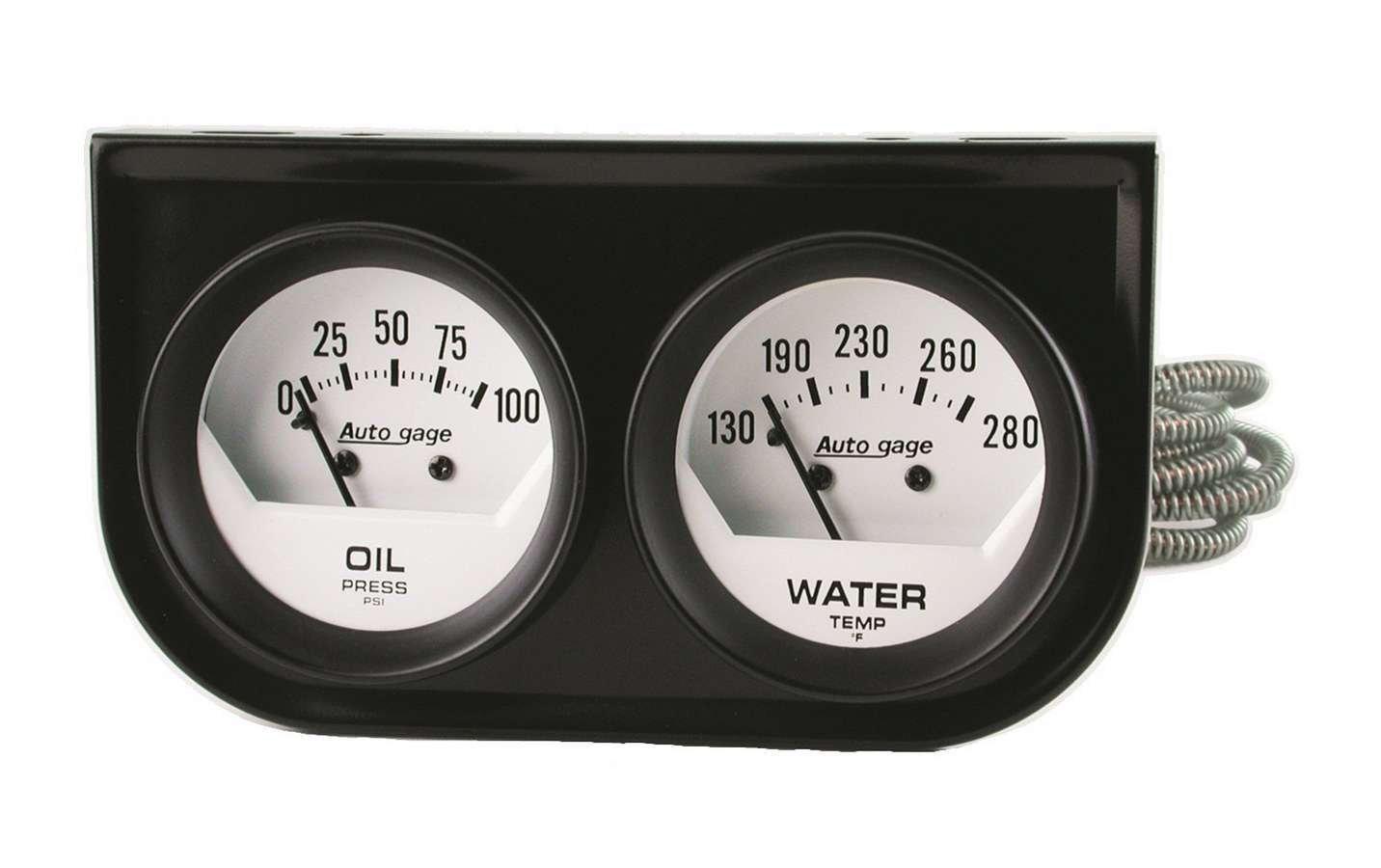 Autometer  2-1/16in Oil/Water Short Sweep Console 2323