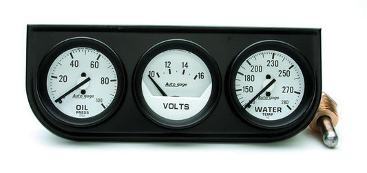 Autometer 2-1/16in Oil/Volt/Water Console MPN ATM2327