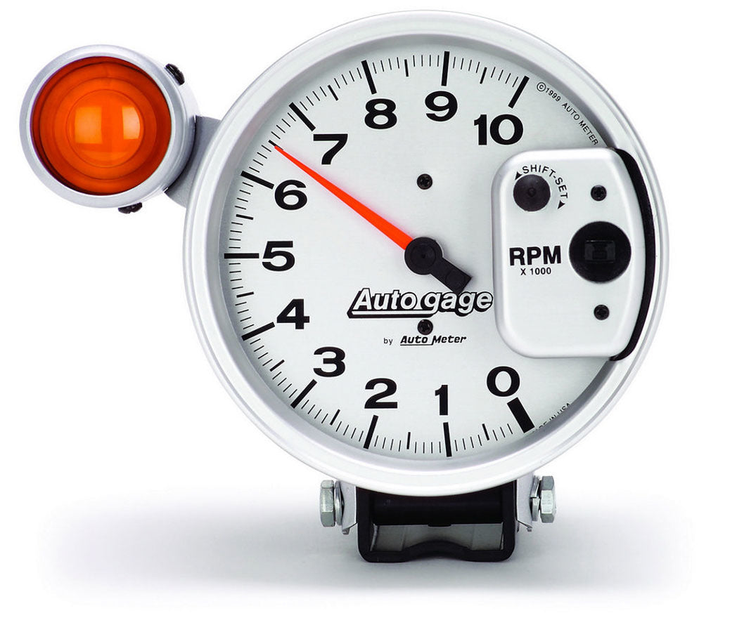 Autometer 5in Auto Gauge Tach -10K Silver Face MPN ATM233911