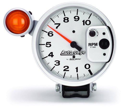 Autometer 5in Auto Gauge Tach -10K Silver Face MPN ATM233911