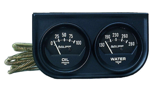 Autometer 2in Black Mech. Gauge Panel MPN ATM2345
