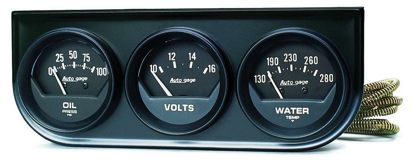Autometer 2in Black Mech.Gauge Pnl MPN ATM2348