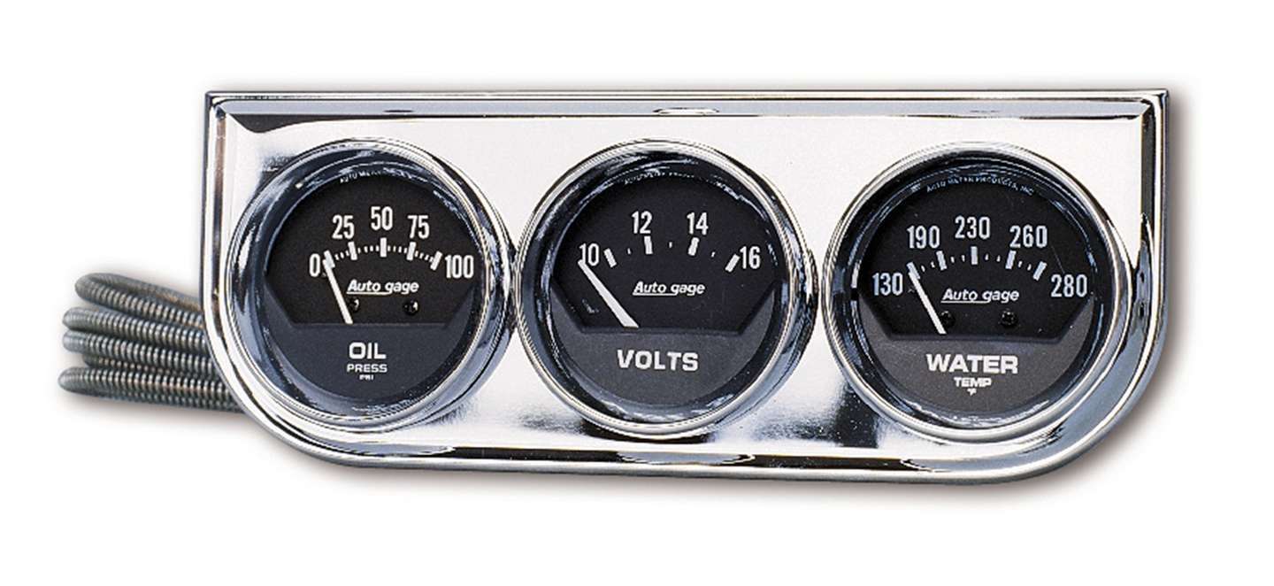 Autometer 2in Chrm Mech.Gauge Pnl MPN ATM2349