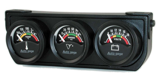 Autometer 1-1/2in Blk Elec Gauge Panel MPN ATM2391