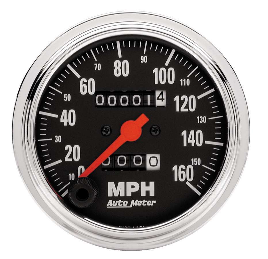 Autometer Mech. Speedo w/Trip Odom MPN ATM2494