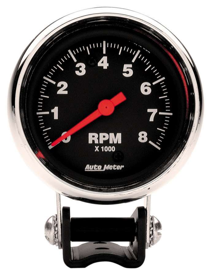 Autometer 2-5/8in Chrome Tach 8000 RPM MPN ATM2893