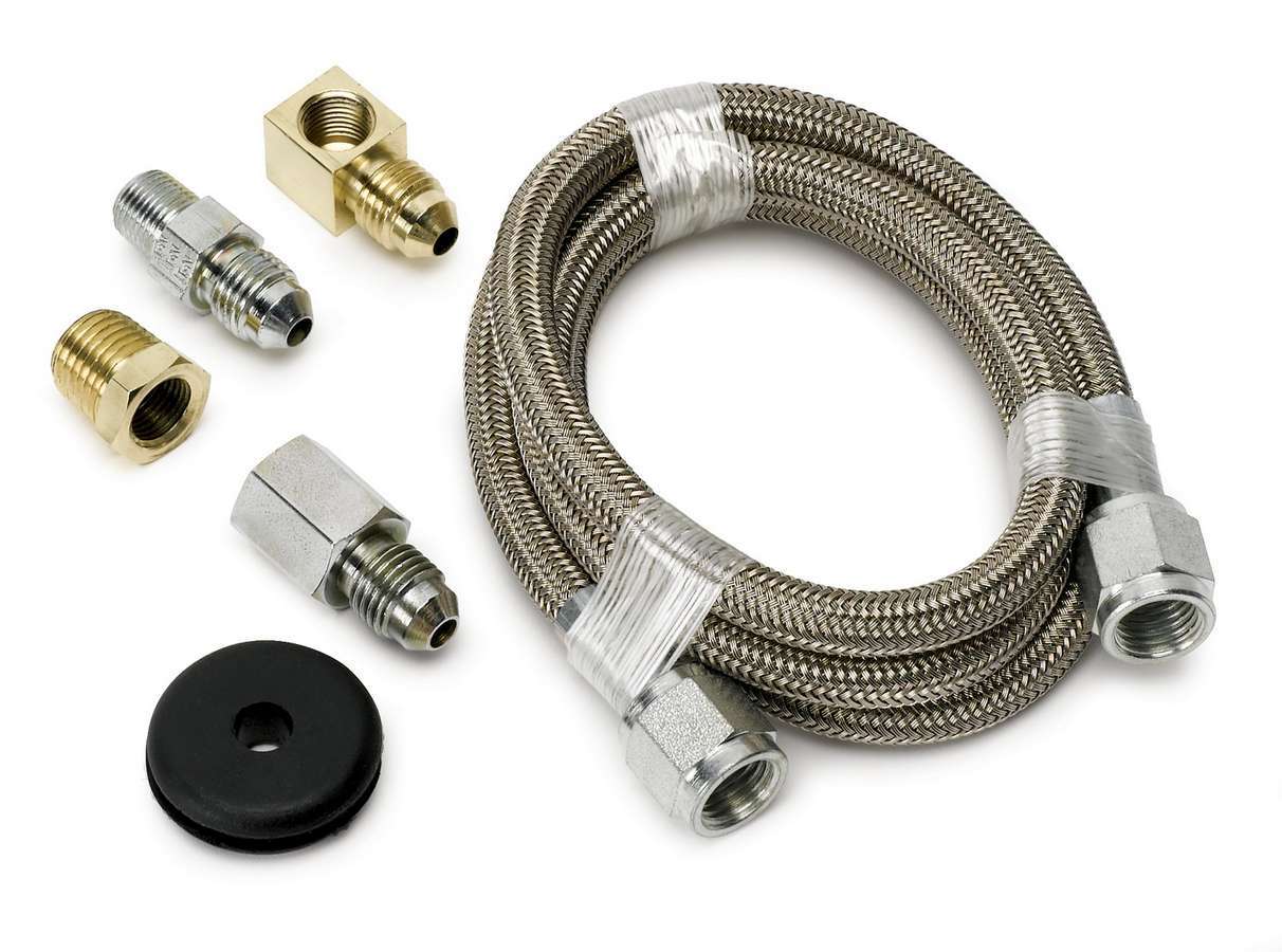 Autometer 3 Ft Braided Stl Line Ki MPN ATM3227